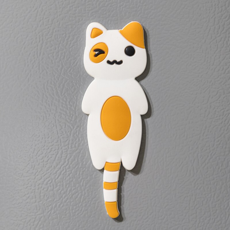 Refrigerator Hooks Magnetic seamless Fridge Magnets Cartoon Cute Pet Home Fridge Sticker Coat Hanger Key Holder Storage Hook: 04