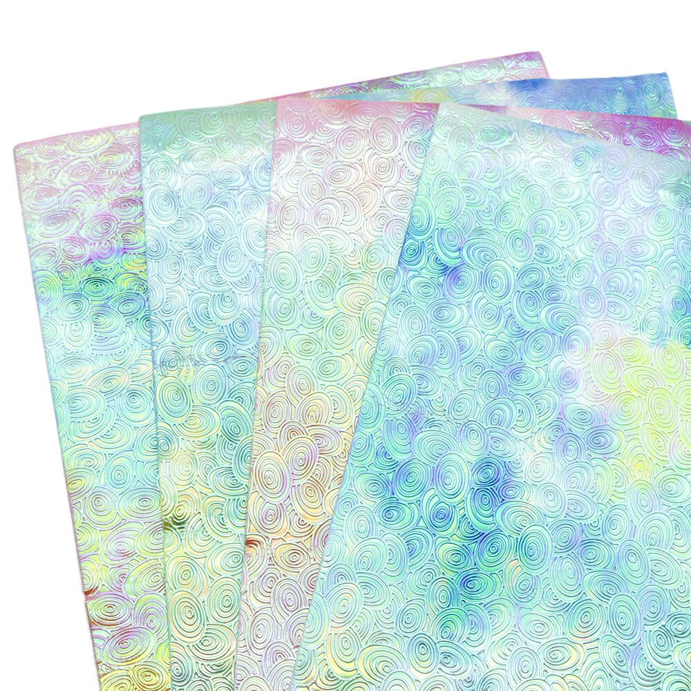 Hojas de Tela de cuero de imitación de textura Tie-dye de 20*34cm, materiales hechos a mano para hacer pendientes de lazos, 1Yc12552