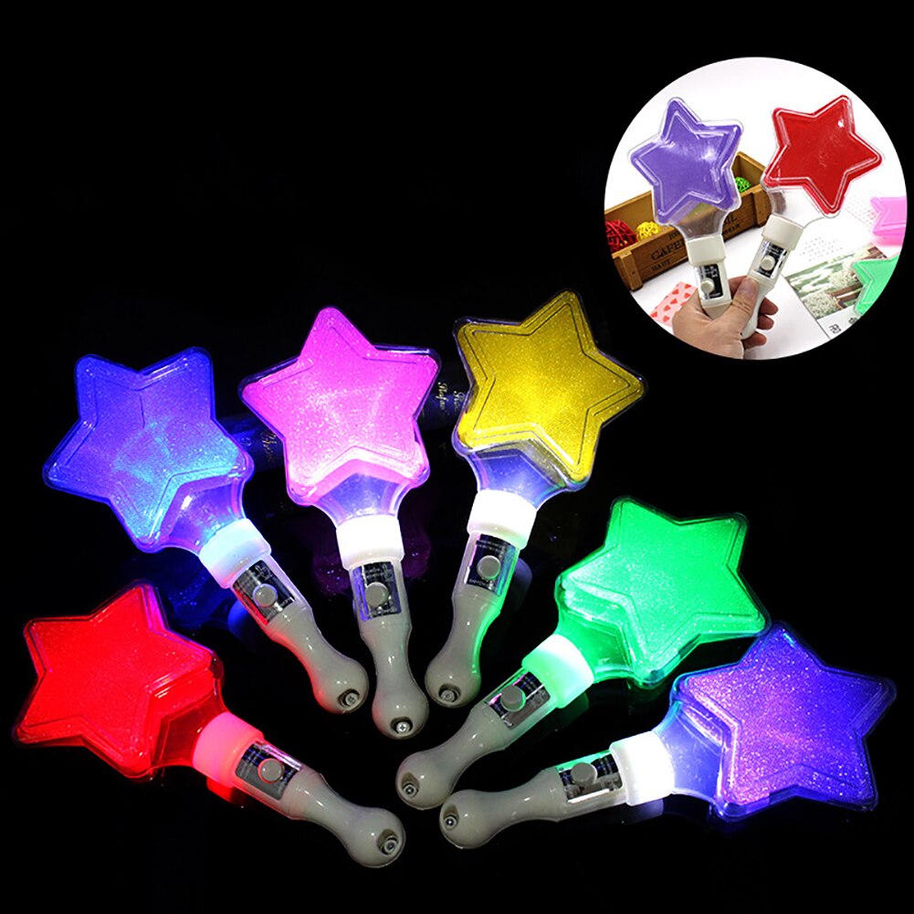 Star Glow Light Stick Night Party Performance Decor Kids Toy Props