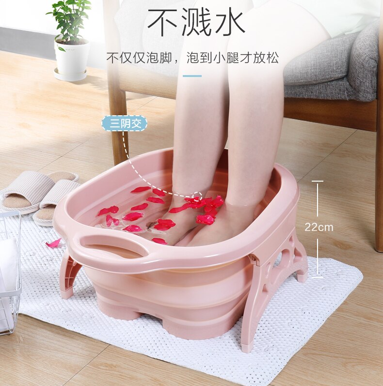 Domestic Foot Bath Tub With High Folding Foot Bath Tub Plastic Foot Bath Tub Massage Foot Bath Tub Insulation Foot Bath Tub