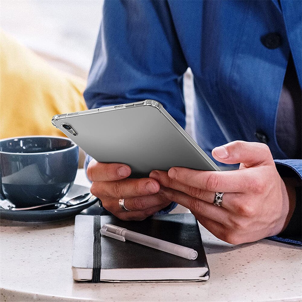 Etui Voor Apple Ipad Mini 6 8.3 6th Generatie Holder Shockproof Dunne Slanke Transparante Flexibele Tpu Silicon Terug case