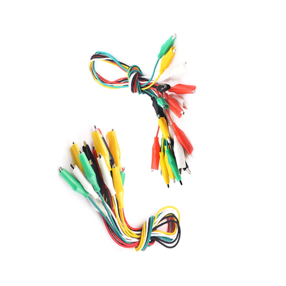 10PCS/LOT 10pcs Alligator Clips Electrical DIY Test Leads Alligator Double-ended Crocodile Clips Roach Clip Test Jumper Wire
