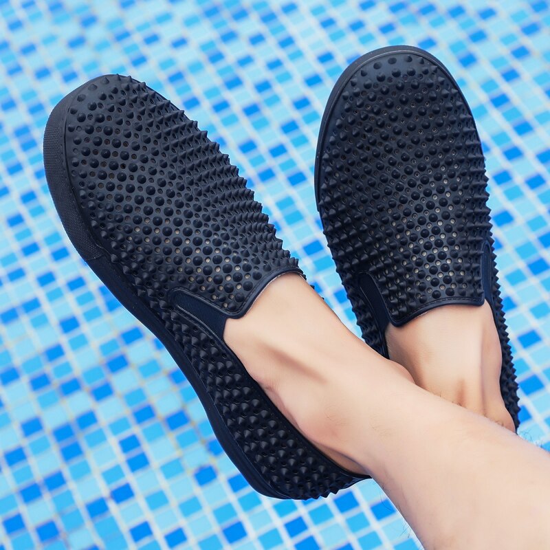 Sommer vand sko mænd sports sandaler skridsikre strand sko skabelse herre træsko zapatillas hombre udendørs upstream aqua sko