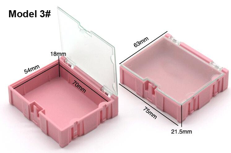 Parts box SMT toolbox Electronic component box Screw chip resistor storage box Automatically Pops Up Patch Container: 20pc Model 3