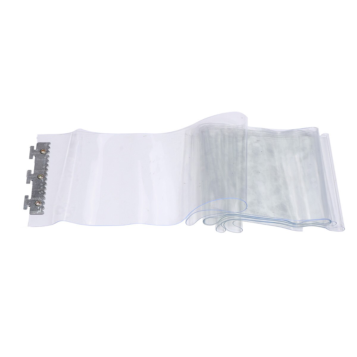 Tira de PVC de 6 tamaños para cortina, congelador, cortina para puerta de habitación, Kit de tornillos, cortinas de riel colgante, Partición de aislamiento térmico a prueba de polvo y viento