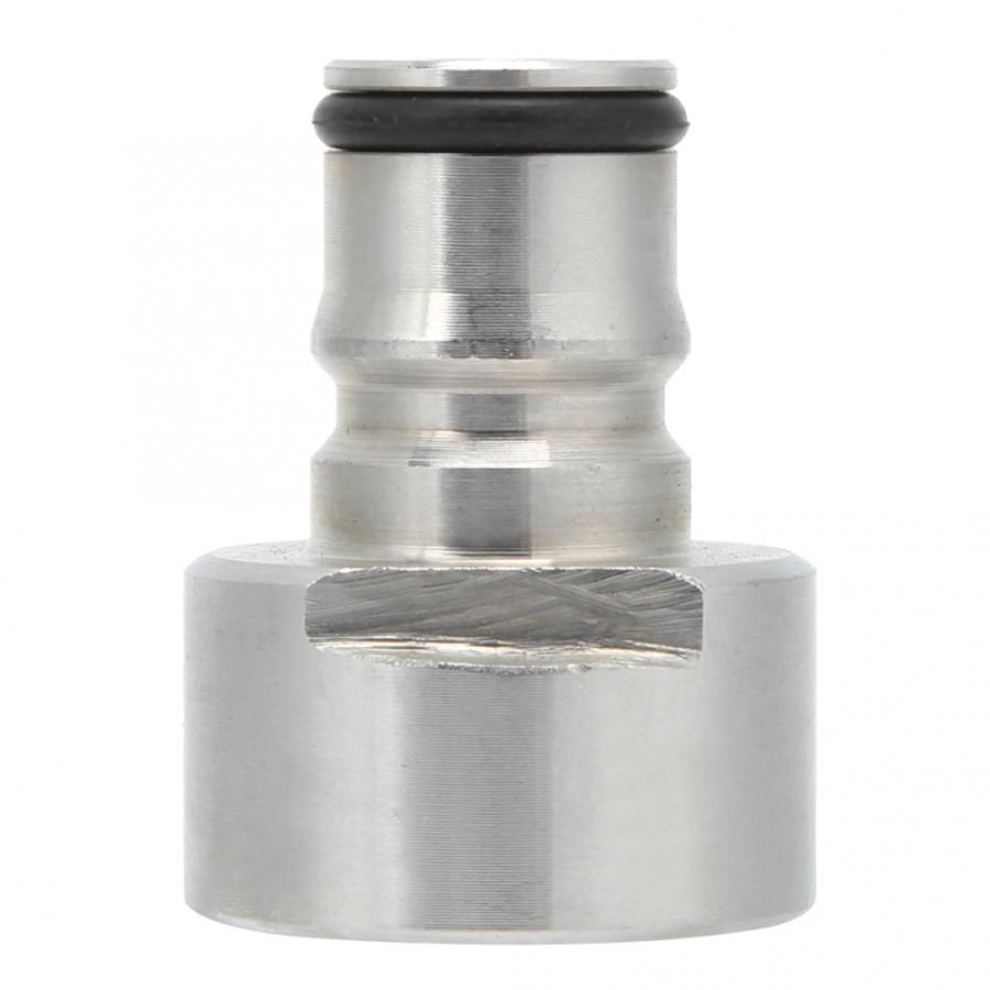 Beer 2Pcs Stainless Steel Ball Lock Keg Coupler Adapter Ball Lock Quick Disconnect Conversion Kit for Home Brewing G5/8in beer