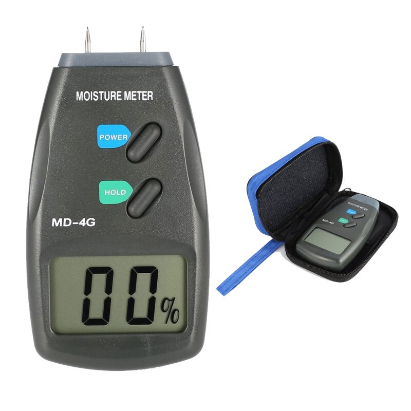 Medidor de humedad de madera/papel MD-4G, higrómetro, Detector de humedad de madera, prueba de densidad de árbol