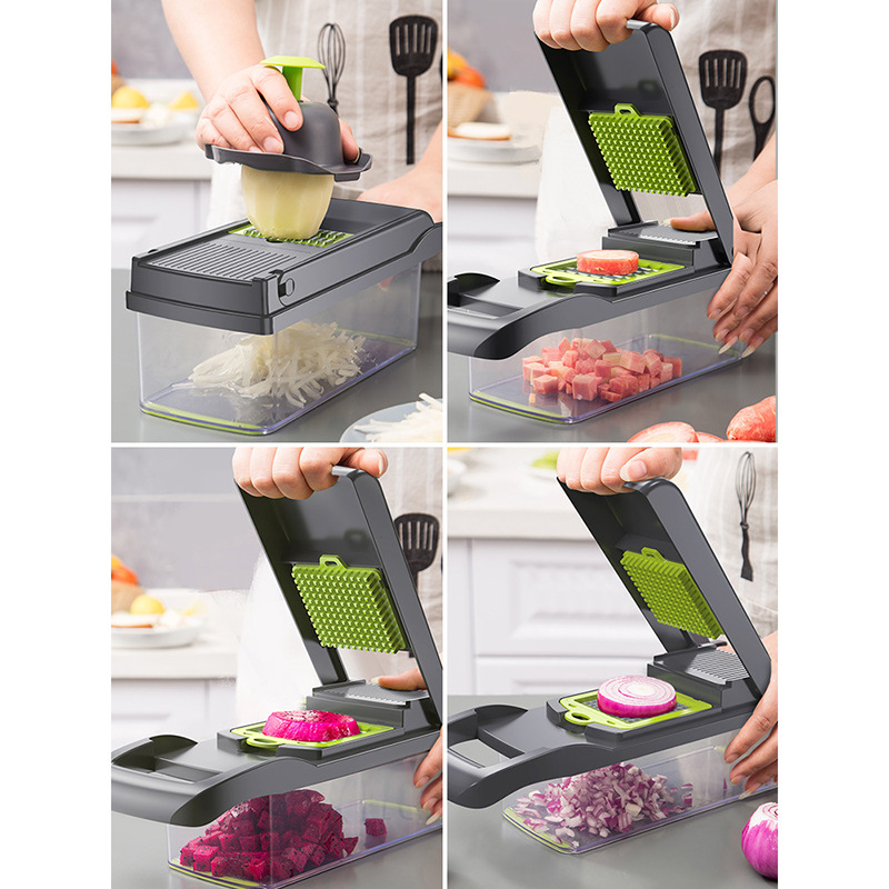 Kichen Accessories Multifunctional Vegetable Cutter Dicer Shredder Useful Kitchenwares for Home