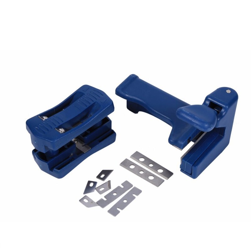 -2Pcs/Set Double Edge Laminate Trimmer Woodworking PVC Edge Banding Machine Tool: Default Title