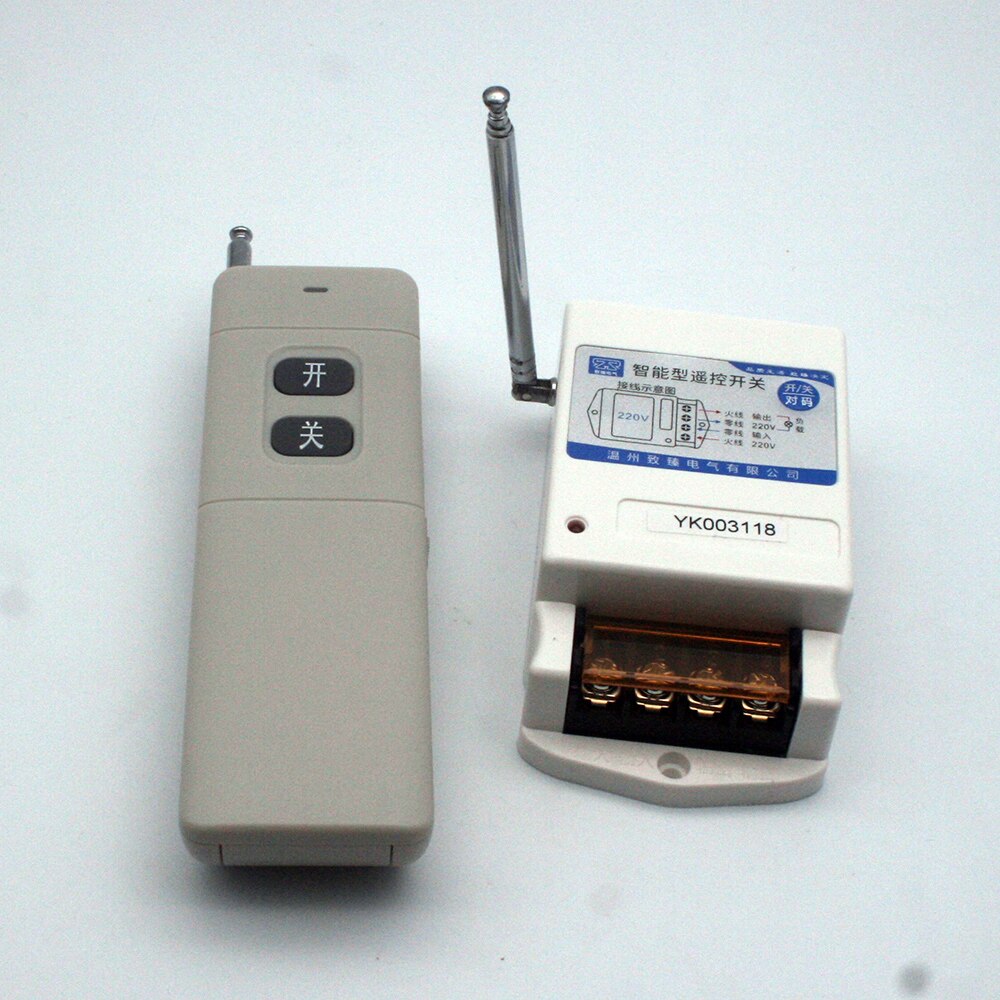 Bez baterii przemysłowy bezprzewodowy pilot zdalnego sterowania oświetlenie silnika pompy jednofazowy trójfazowy 220 / 380V o dużej mocy: 3000M nie bateria / AC380V