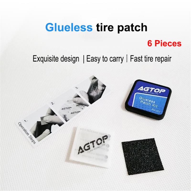 Mountain Bike Repair Tool Cycling Tire Repair Rubber Patch Adhesive Multipurpose Emergency Tire Repair Tire Repair Kit Bicycle T: 09