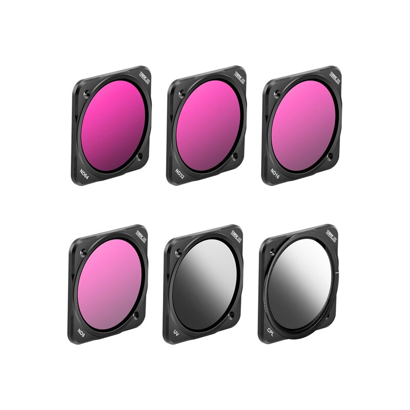 STARTRC-Juego de filtros DJI Action 2, CPL, GND 16 gradiente, ND16, ND32, ND64, filtro ND, lente protectora UV, filtros magnéticos para Cámara de Acción