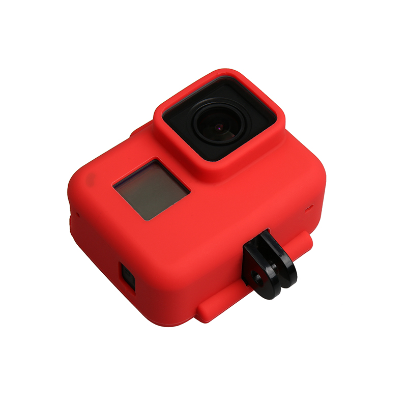 Anti-ripe silikon gel kamera beskyttende deksel skallhus for gopro hero 5 6 7 action kamera go pro tilbehør