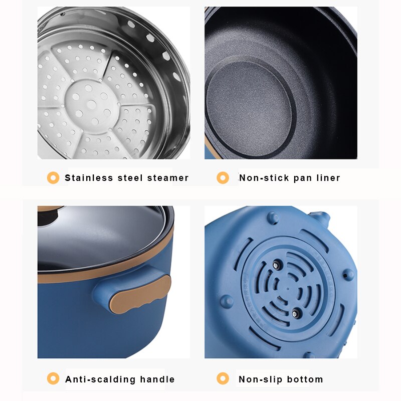 Electric cooker multifunctional household dormitory student small electric pot cooking noodles electric pot electric cookin