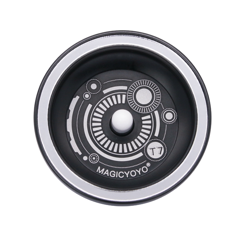 Magicyoyo responsives jojo  t7, metall-aluminium-jojo für kinder anfänger mit tasche und 5 ersatz-jojoschnüren