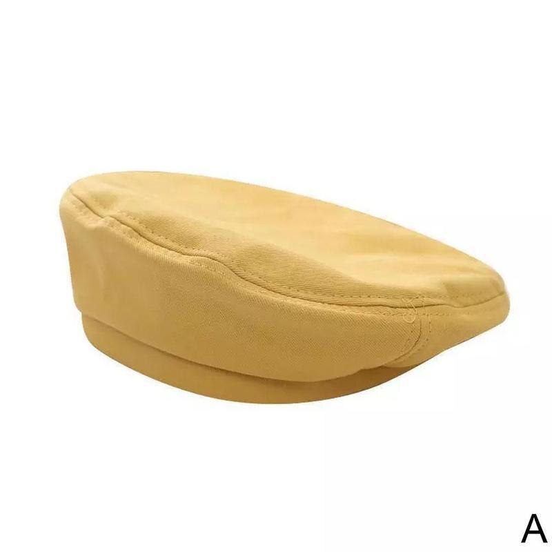 Beret Franse Kunstenaar Beanie Hat Vintage Katoen Warm Elegante Mode Wol Cap Winter Achthoekige Franse Baret Platte Voor Vrouwen Ar b3K9: A