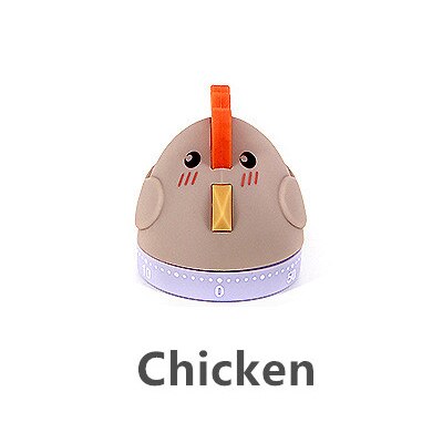 Animal Shaped Kitchen Timers Gadgets Reminder Alarm Clock Kitchen Accessories Helper Timers 60 Minutes Bell For Cooking Frying: Chicken