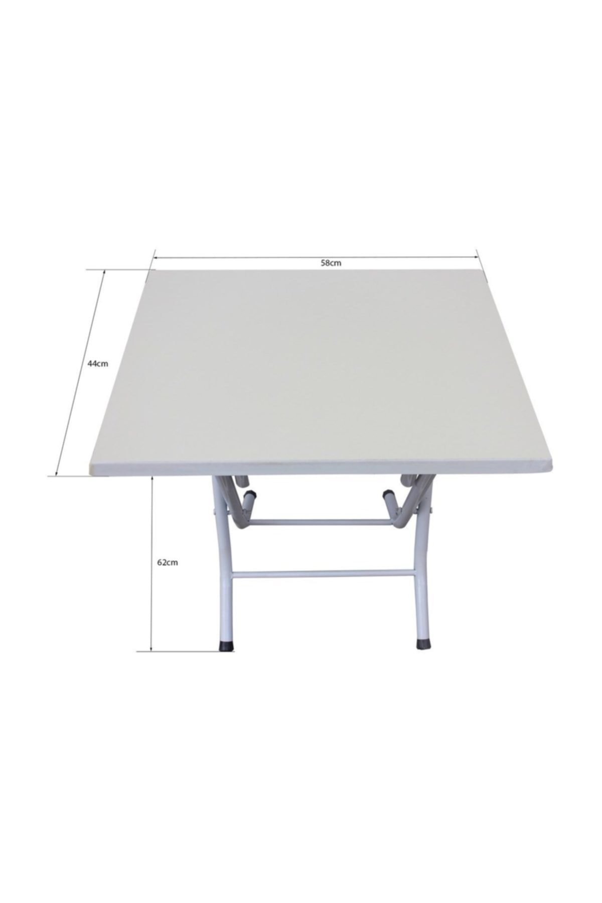 Custom Made Netbazaars 45x60cm. White Folding Table / Study And Dining Table PRA-894192-