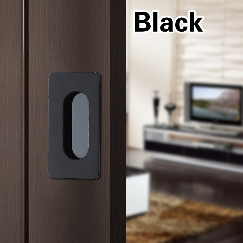 1pc Embedded Sliding Door Handles Hidden Invisible Cupboard Wardrobe Cabinet Push / Pull Handles Door Hardware
