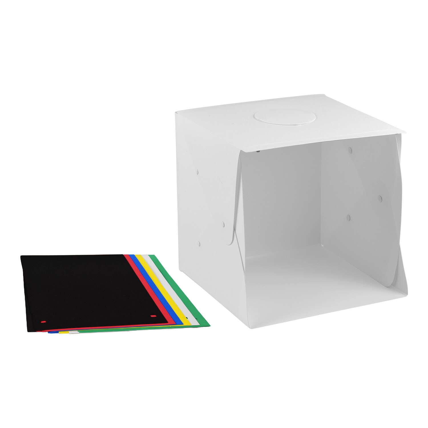 40 * 40 * 40cm Portable Foldable LED Light Tent Photo Shooting Box Softbox Lightbox with 6pcs Color Backdrops