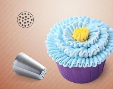 Russian Tulip Stainless Steel Icing Piping Nozzles Pastry Decorating Tip Fondant Cake Cupcake Decorator 11 Patterns: 7A