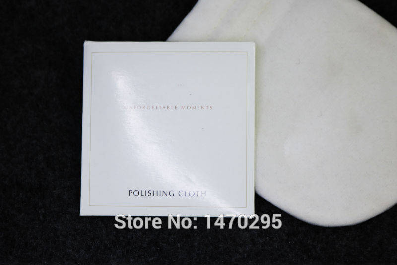 20Pcs Silver Polishing Cloth 10*10CM for Charms Bracelet Bangle Necklace Suitable Silver Jewelry