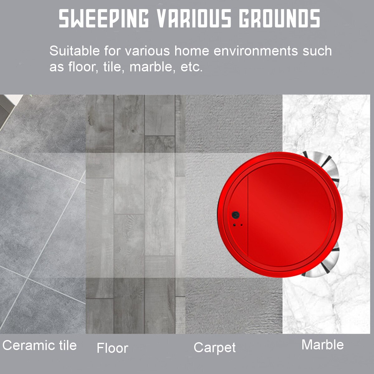 4IN1 Rechargeable Dry Wet Sweeping Smart Robot Multifunctional Vacuum Cleaner Dust Floor Sweeper Machine For Home