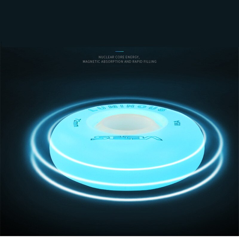 8 stücke 85A für SEBA HV Hohe HL FSK Slalom Leucht LED skaten Räder Blitz-Rollschuhe 62 64 68 70 72 76 80mm Kind Patines Reifen