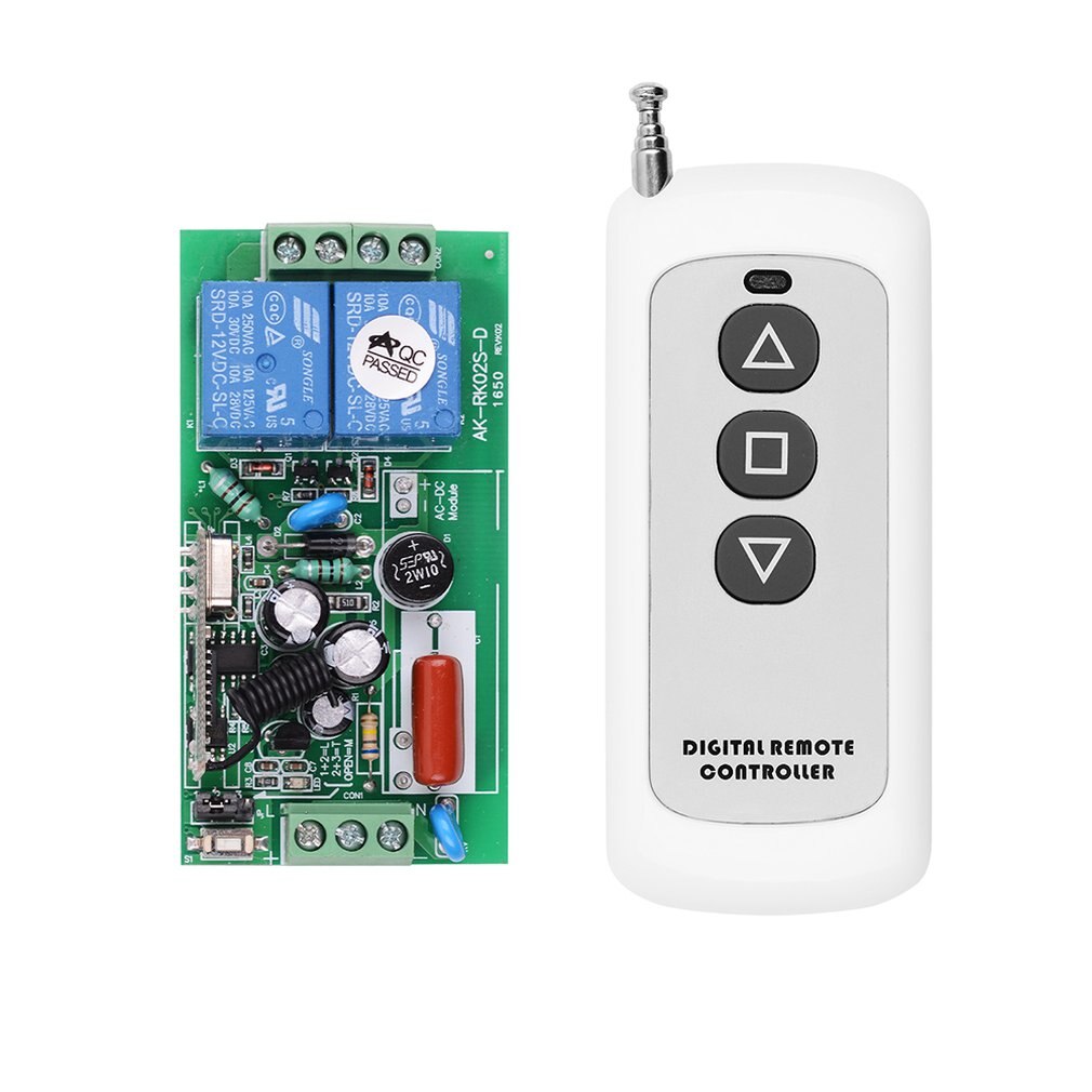 433MHz Universal Wireless Remote Control Switch 9V to 12V DC Motor Speed Controller Car Forward Reverse Switch