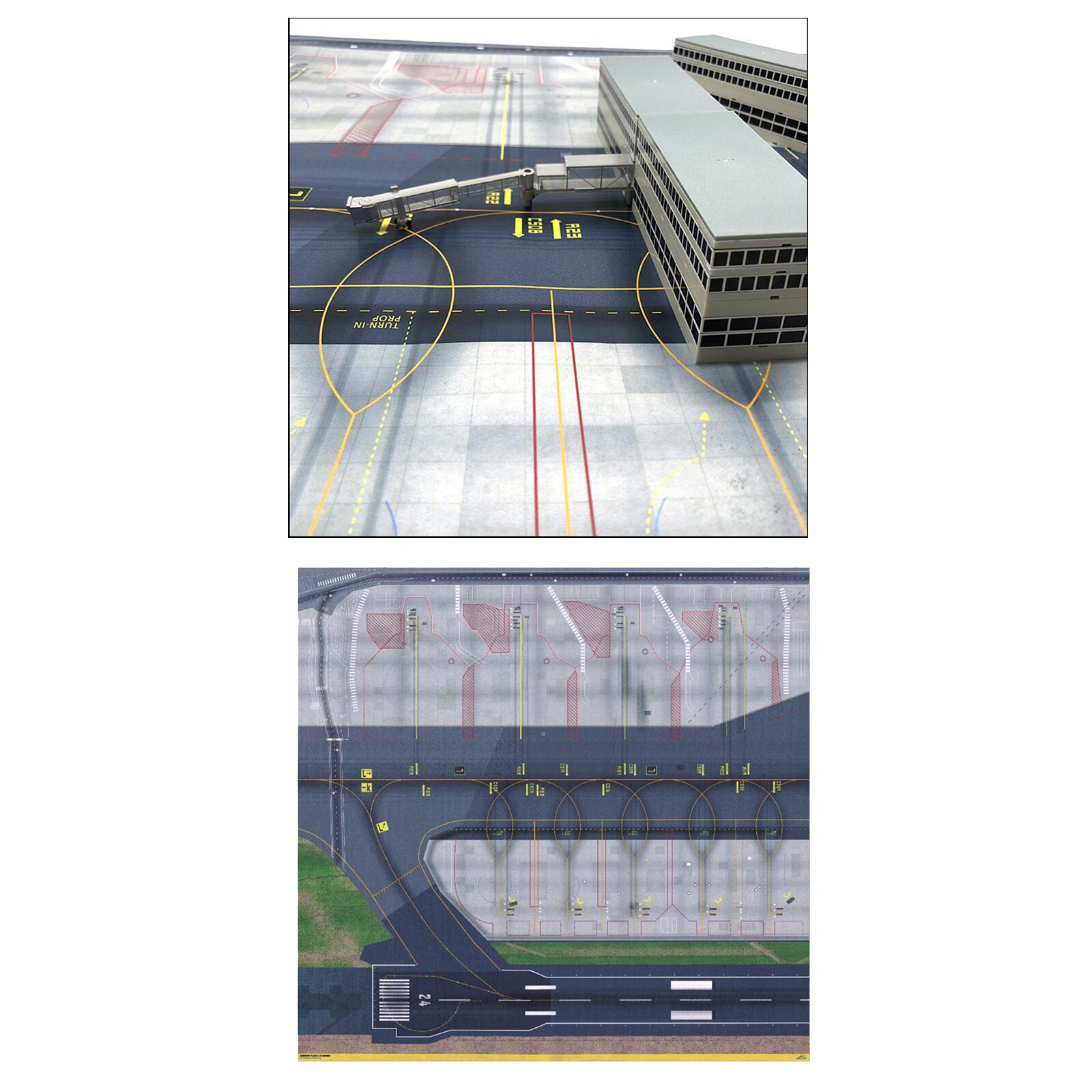 Regional Model Airport Layout Sheet 1/400 1/500 Support Vehicles Accessories