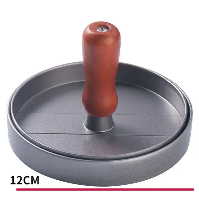 Burgerpresse, antihaftbeschichtet, Hamburger-Patty-Maker mit Wachspapier, Aluminium-Burger-Maker für den Grill in der Küche: Default Title