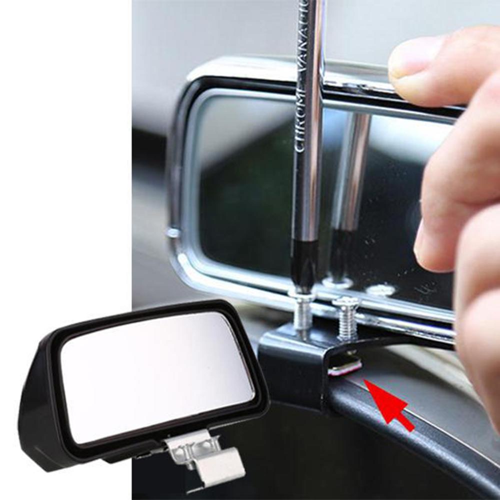 Car Mirrors Blind Wide Angle Spot Side Mirror Blind Spot Auto Rearview Mirror Rear View Mirror Parking Rimless Mirrors