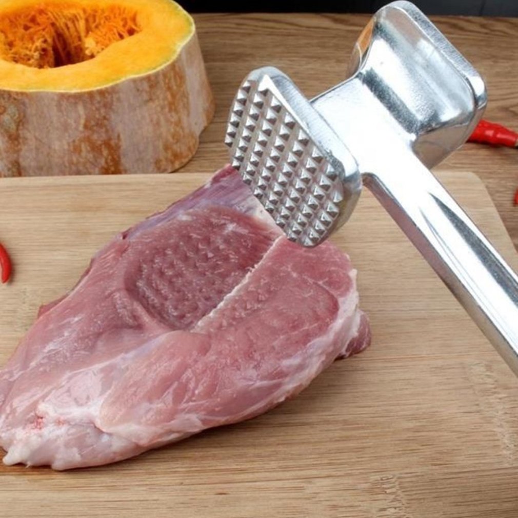 Beef beat tender hammer steak hammer home kitchen stainless steel knock loose mace Aluminum meat hammer