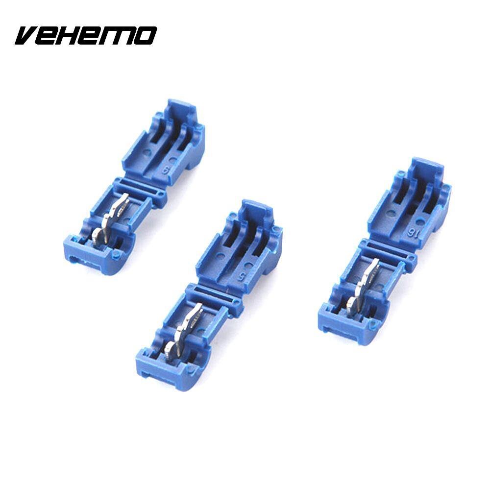Vehemo 50PCS Wire Connector Tap Cable Connector Practical Replacement Electric Wire Premium Snap