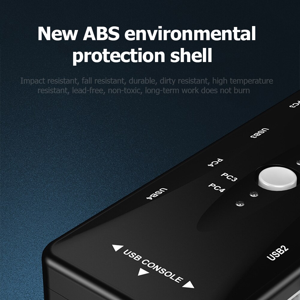 USB HDMI KVM Switcher Splitter 2 port manual Button control VGA switch For Two Hosts Keyboard Mouse to Share One Display Adapter