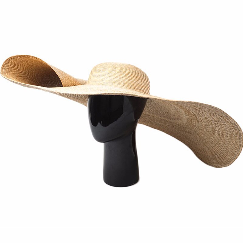 Sommar super stor solhatt strandmössor justerbar hopfällbar stråmössa skydd anti-uv solskydd hattar stråhatt strand va