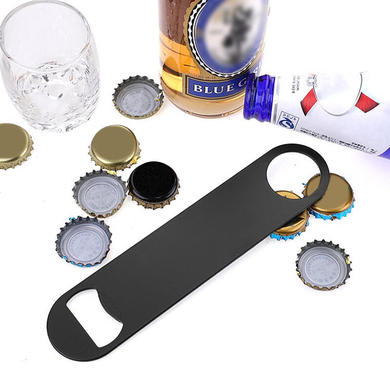 Stainless Steel Beer Bottle Opener Blade Remover Speed Durable Flat Beer Can Opener Remover Bar Blade Kitchen Tool 4 Colors