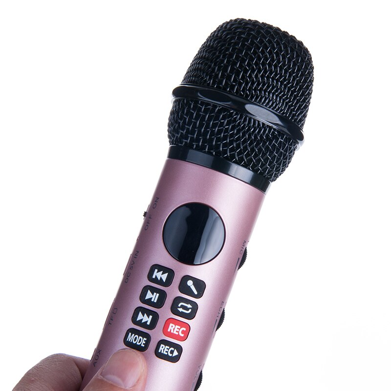 Professionele Karaoke Microfoon 3 In 1 Opname Draadloze Speaker Met Bluetooth Voor Telefoon Foripad Condensator Microfoon Microfon