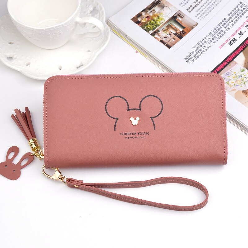 Torebka długi portfel damski nowe japońskie i koreańskie modne torby na telefon komórkowy duże rozmiary zmień kutas zamek błyskawiczny torebka damska: 5