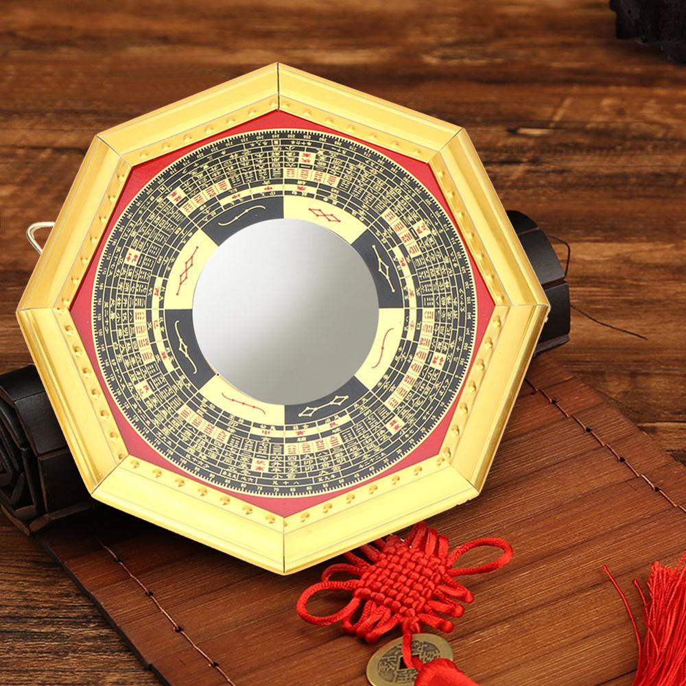 Traditionell kinesisk feng shui konvex konkav bagua spegel för hemaffärer lycklig feng shui transit dekoration lyckliga hantverk
