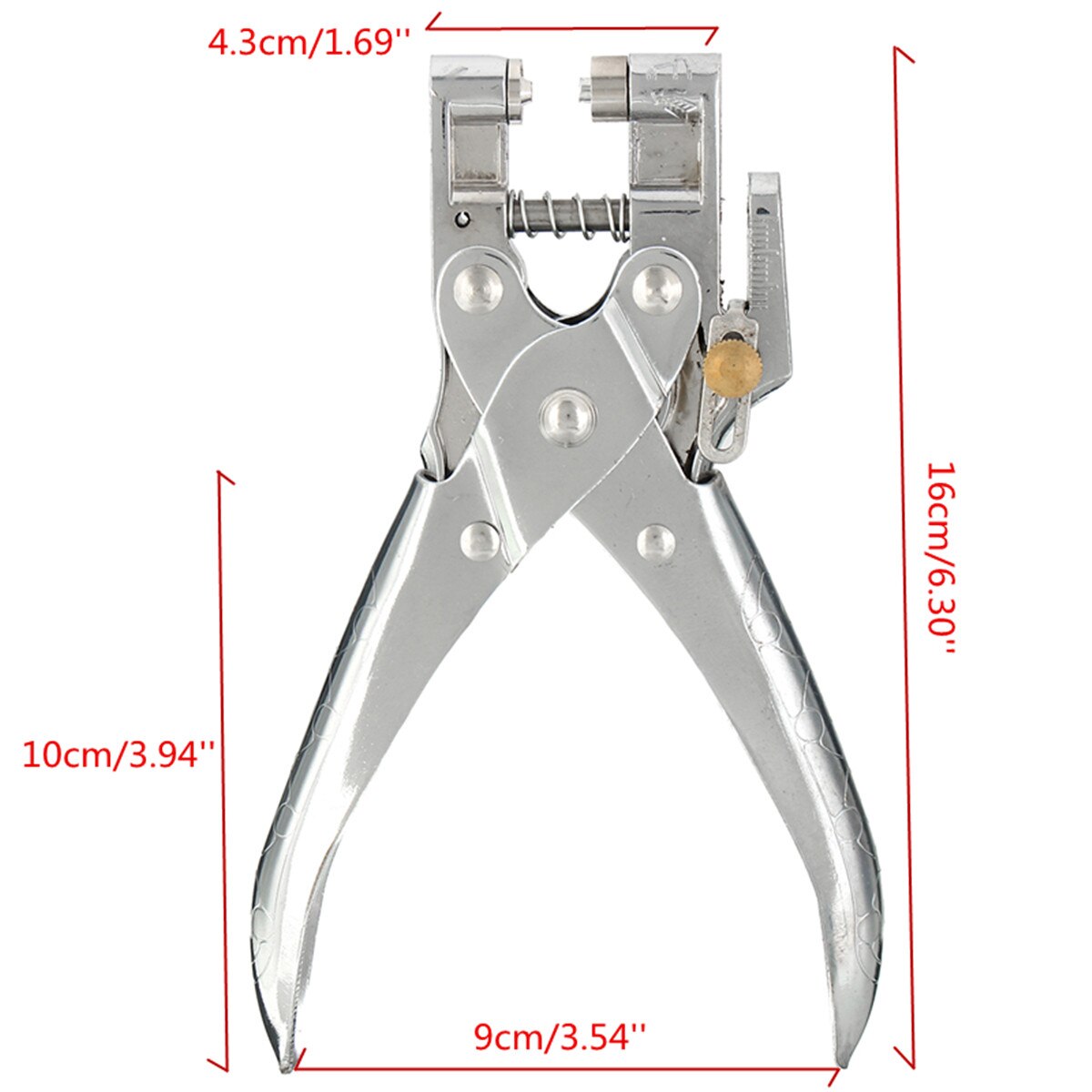 2-en-1 trou ménage pince tissu poinçon réglage chaussure oeillet toile pince oeillet carte bouton Snap cuir sac ceinture Setter Rivet