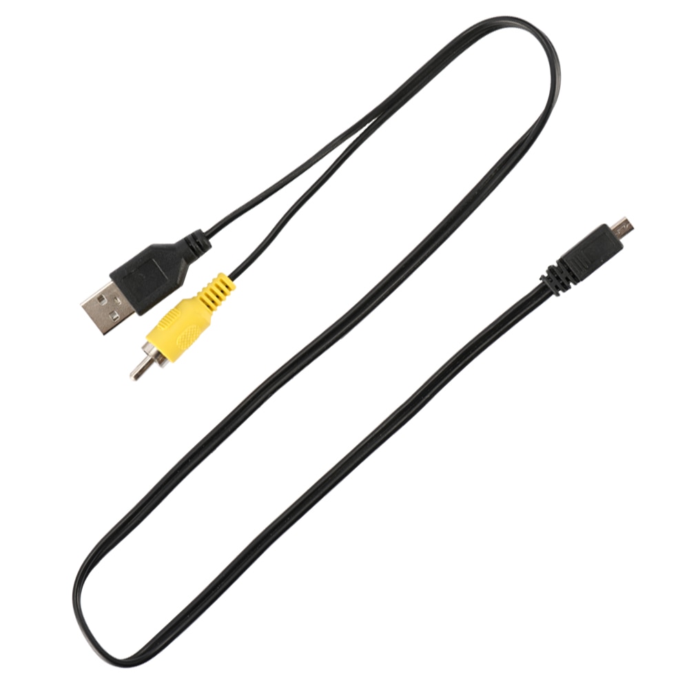 2 in 1 Sports DV Mini Camera USB Data Line Sport Cam Action Camera Leads AV Cable Transimission Data Cable Charging Cable