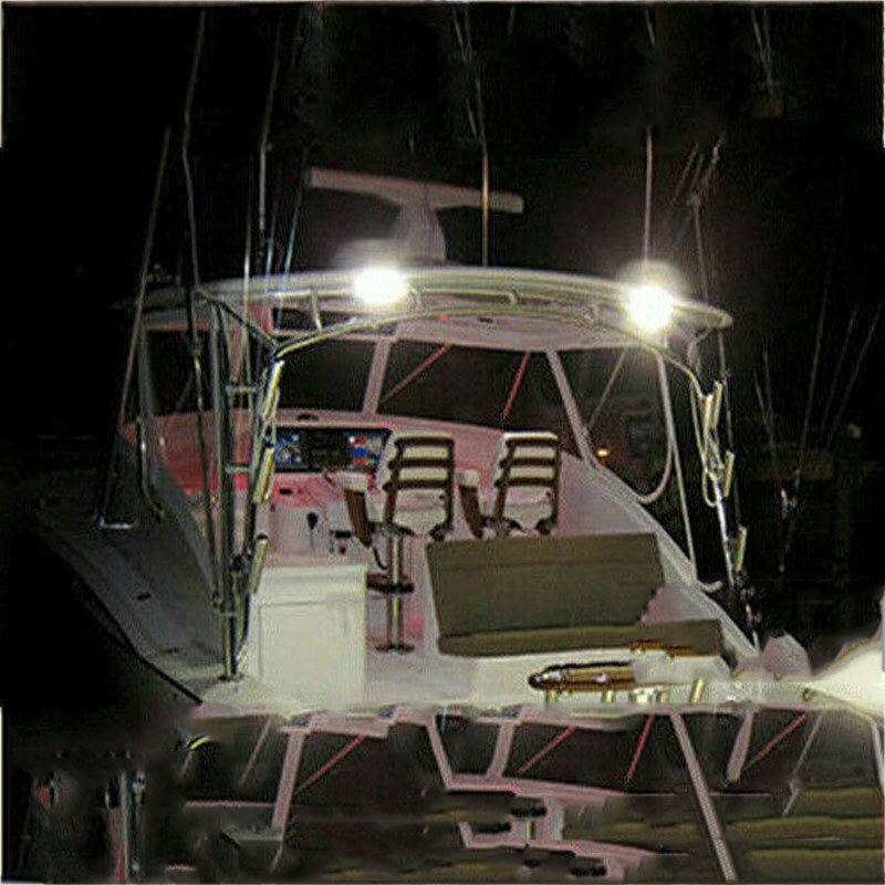 2X 18W Waterdichte Marine Led Zeilboot Mast Licht Bar (Spot Beam) Offroad Lamp Boot
