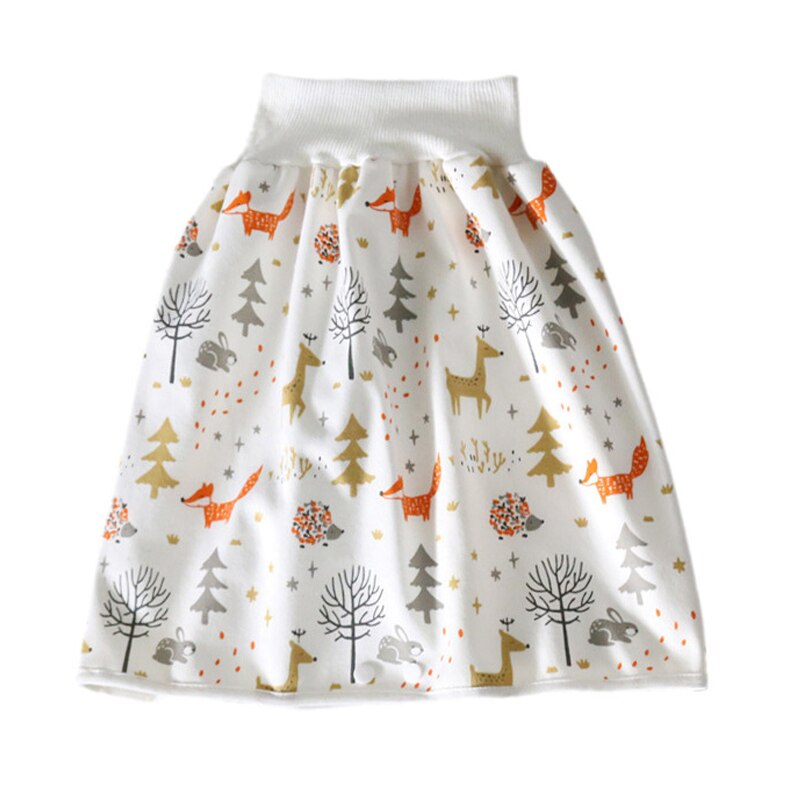 Cloth Diapers skirt Comfy Reusable Baby Diaper Skirt Shorts 2 in 1 Boy's Girl's Training Skirt Children diaper skirt: H / 4-8T