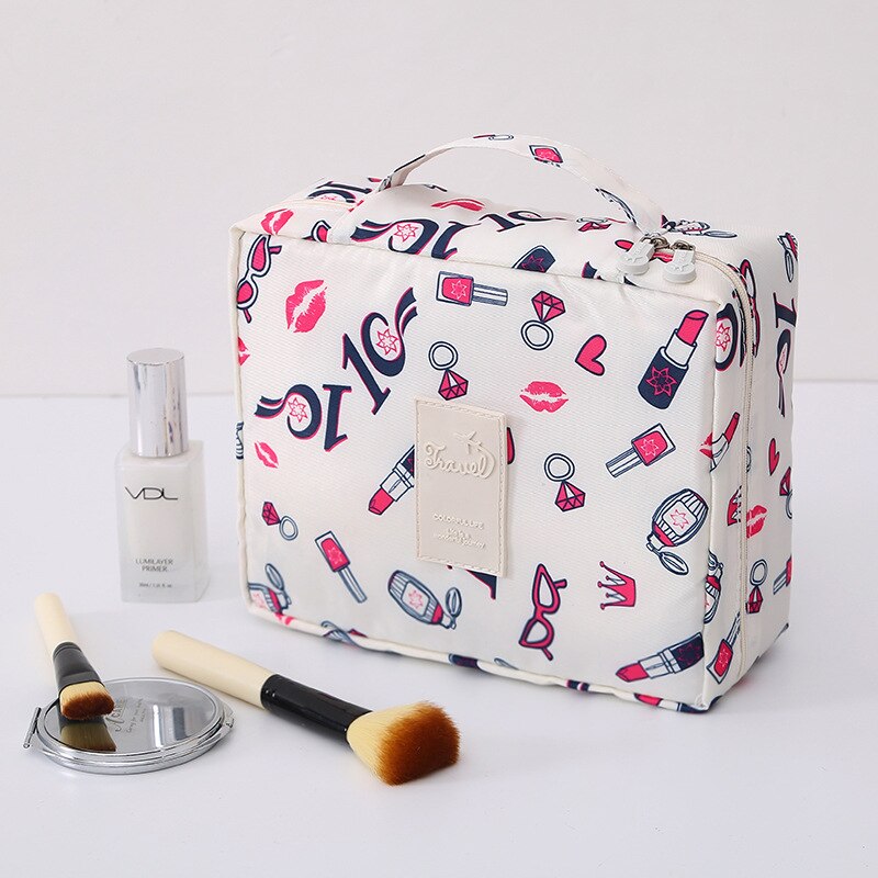 Bolsa Neceser de viaje para cosméticos, bolsos de maquillaje para mujeres, organizador de artículos de tocador, resistente al agua, almacenamiento femenino, estuches de maquillaje