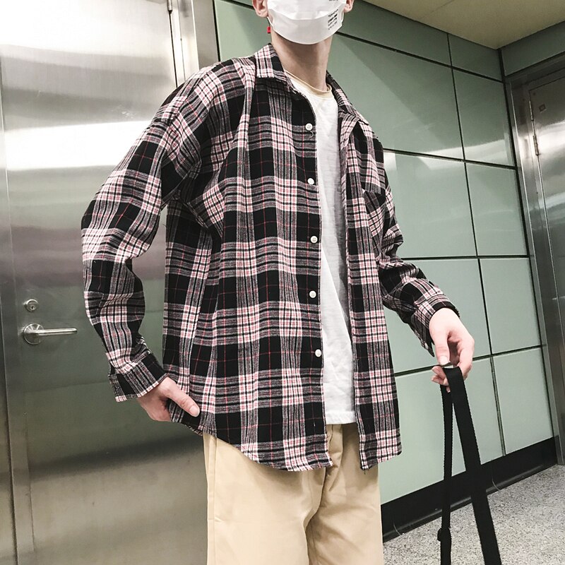 Dame Super Feuer Hemd BF männer verlieren Uzzang Koreanische Ausgabe Hemd Hong Kong Wind schick Kleidung