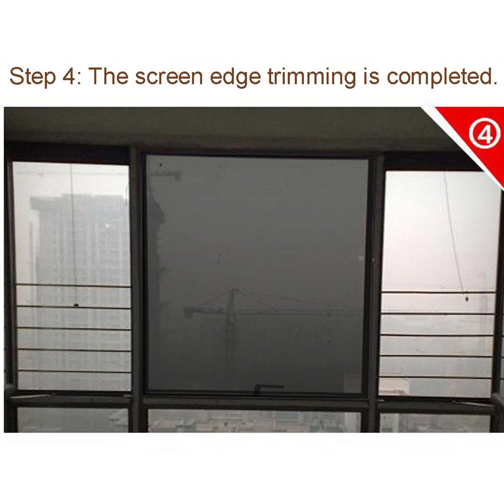 Chemical Polyester Fiber Window Mesh Door Curtain Snap Net Mosquito Fly Insect Screen Mesh Network Window Screen