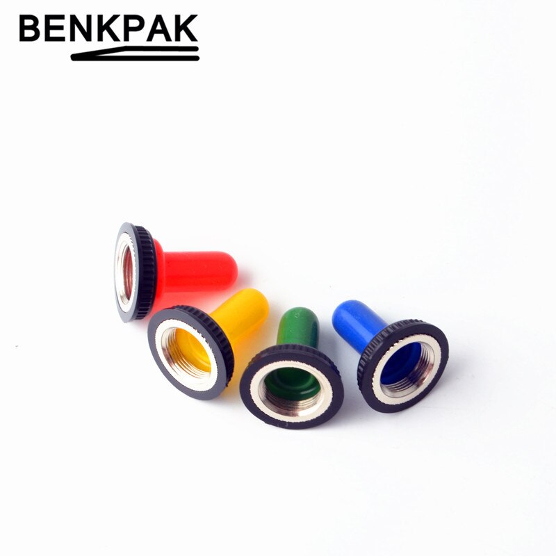 12mm toggle switch boot green red yellow blue water proof cover