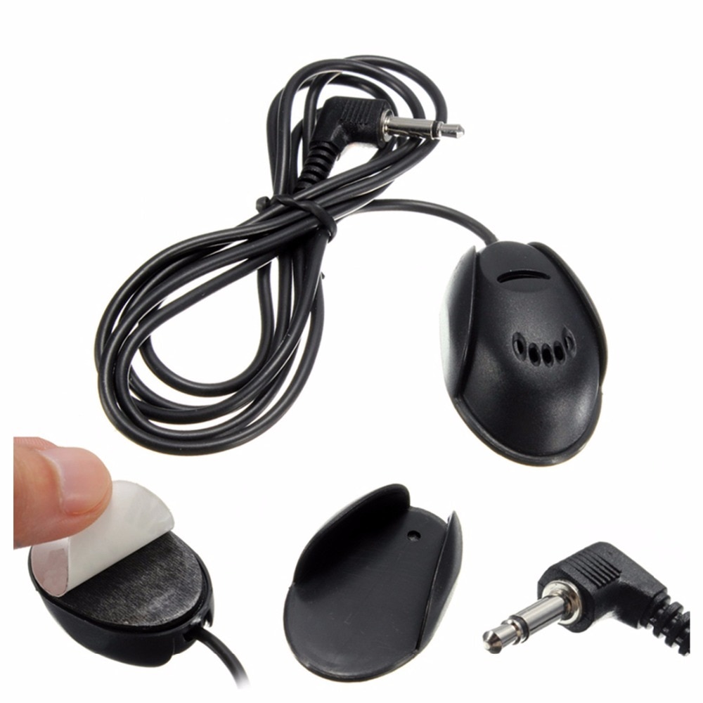 Seicane 50Hz-20KHz Professionals 3.5mm CS-Y0003 External Microphone Mic Lound Speaker for Car DVD Stereo Radio Player Head Units