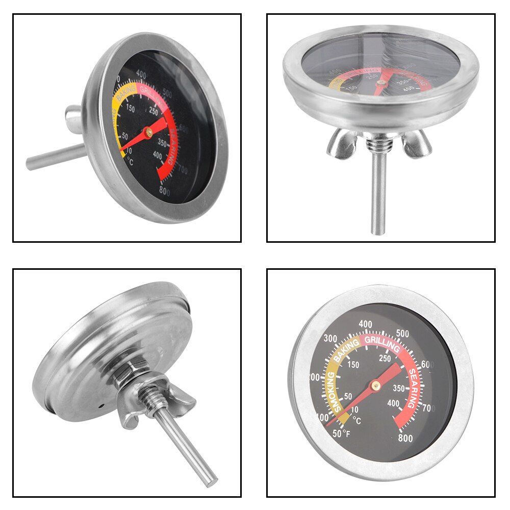 Instant Read Oven Thermometer for Kitchen Home Baking Household Cooking Temp Gauge 0-400℃ BBQ Smoker Grill Thermometer